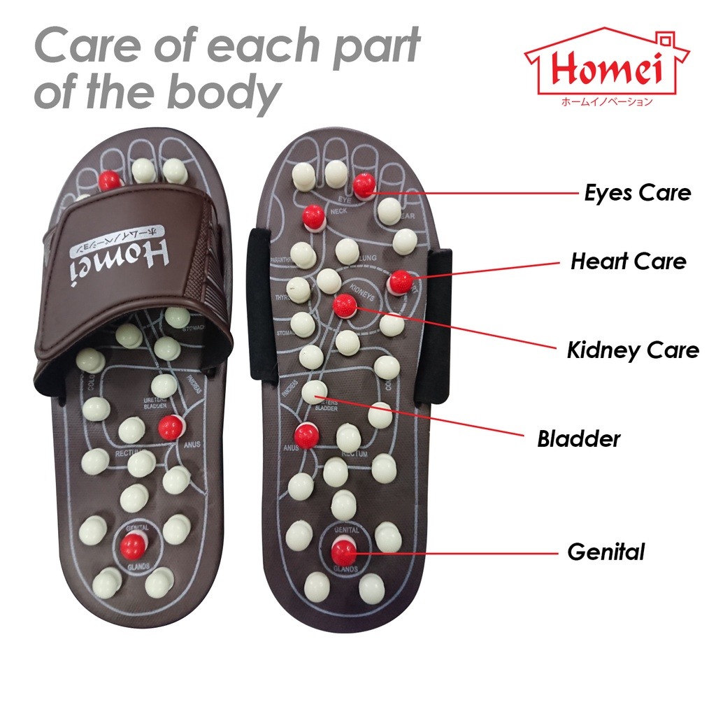 HOMEI Health Reflexology Massage Slipper - Image 4