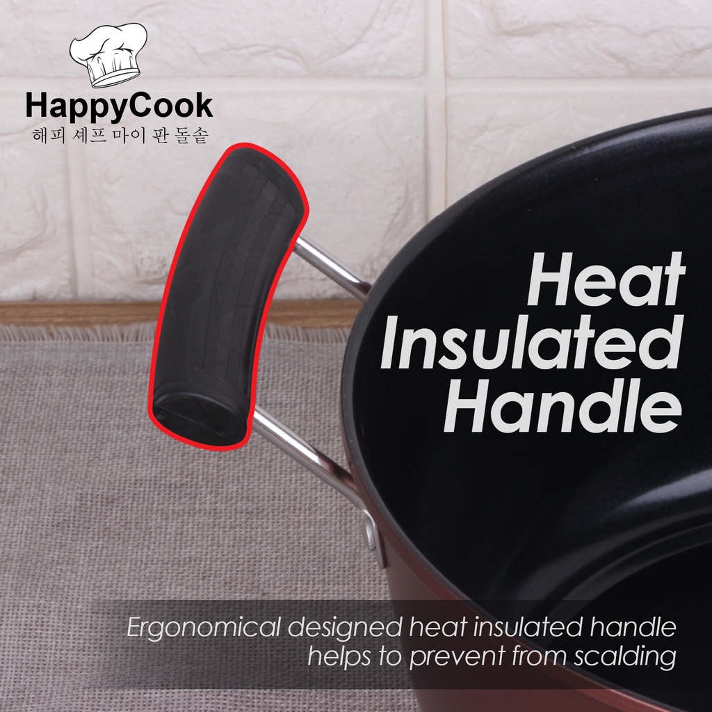 HappyCook Enamel Non-Stick Cookware Set - Image 7