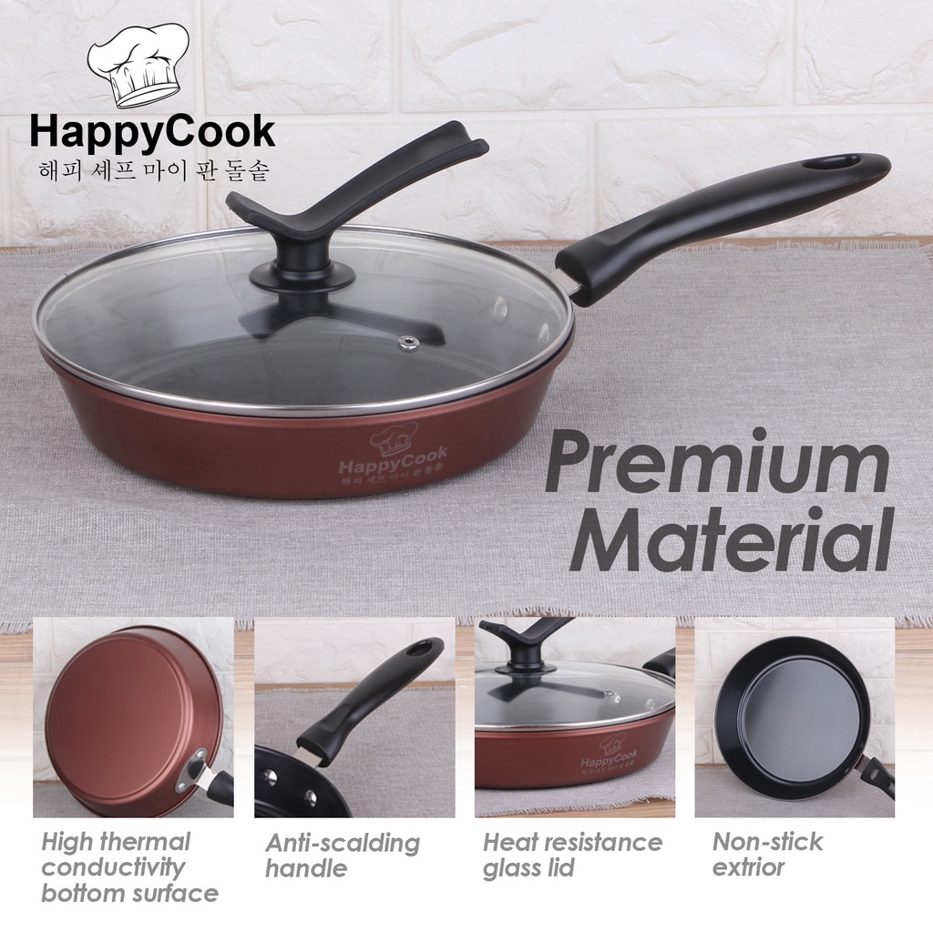 HappyCook Enamel Non-Stick Cookware Set - Image 5