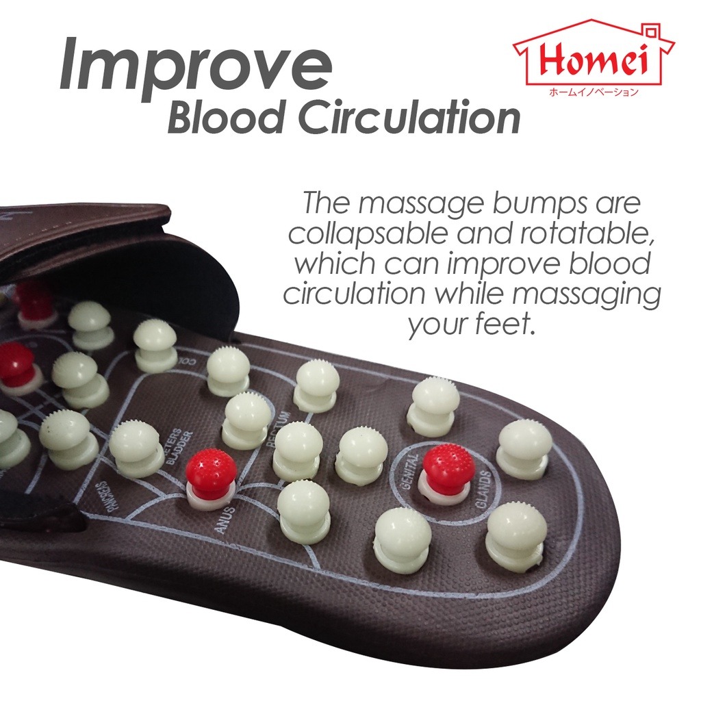 HOMEI Health Reflexology Massage Slipper - Image 7