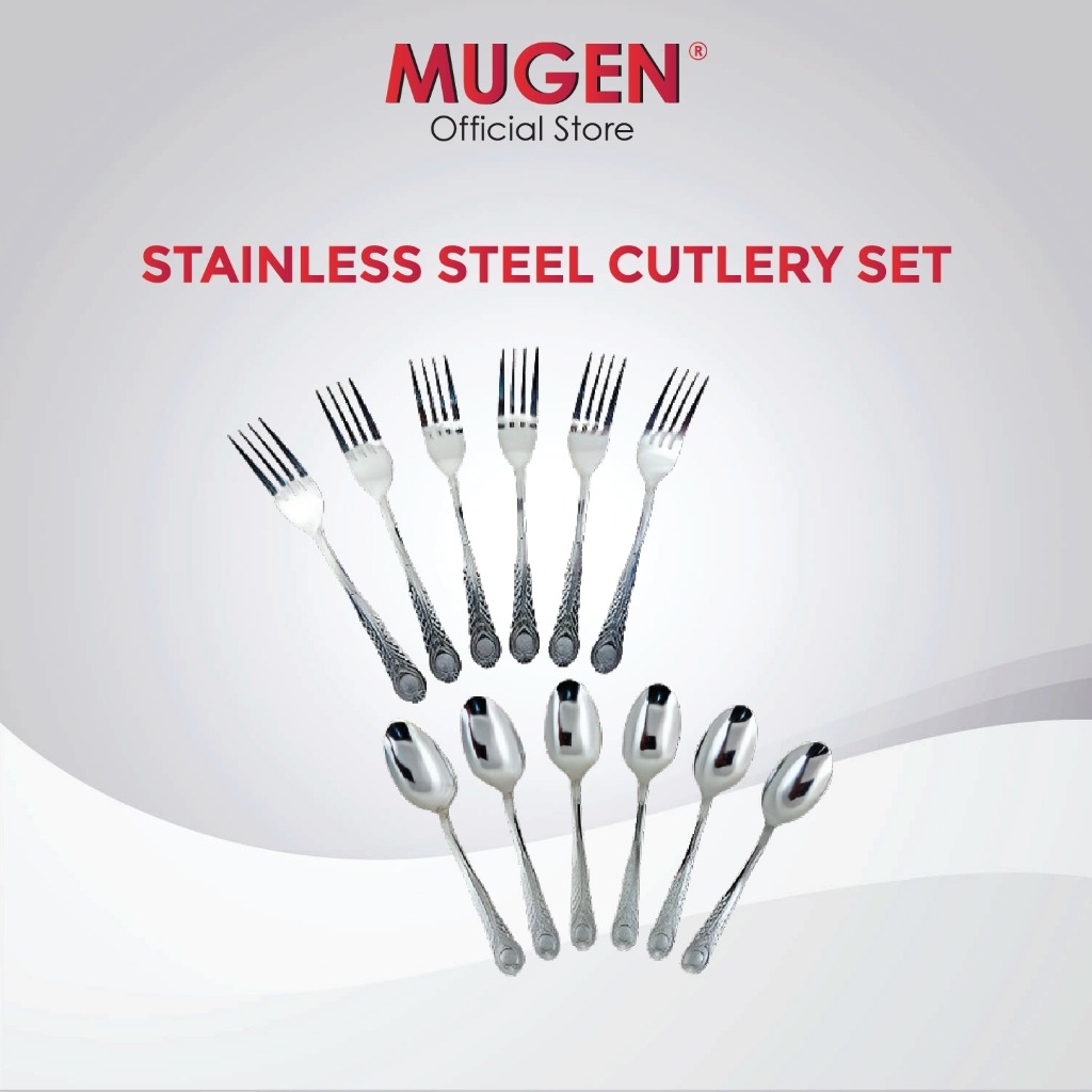 HappyCook Stainless Steel Cutlery Set (12 Pcs)