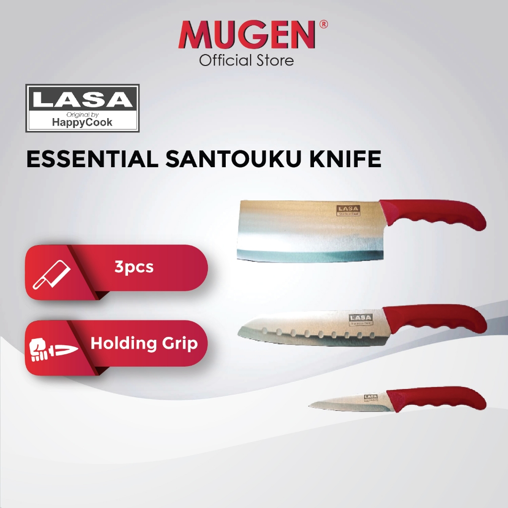 LASA Essential Santouku Knife Set (3 Pcs) LS-6003