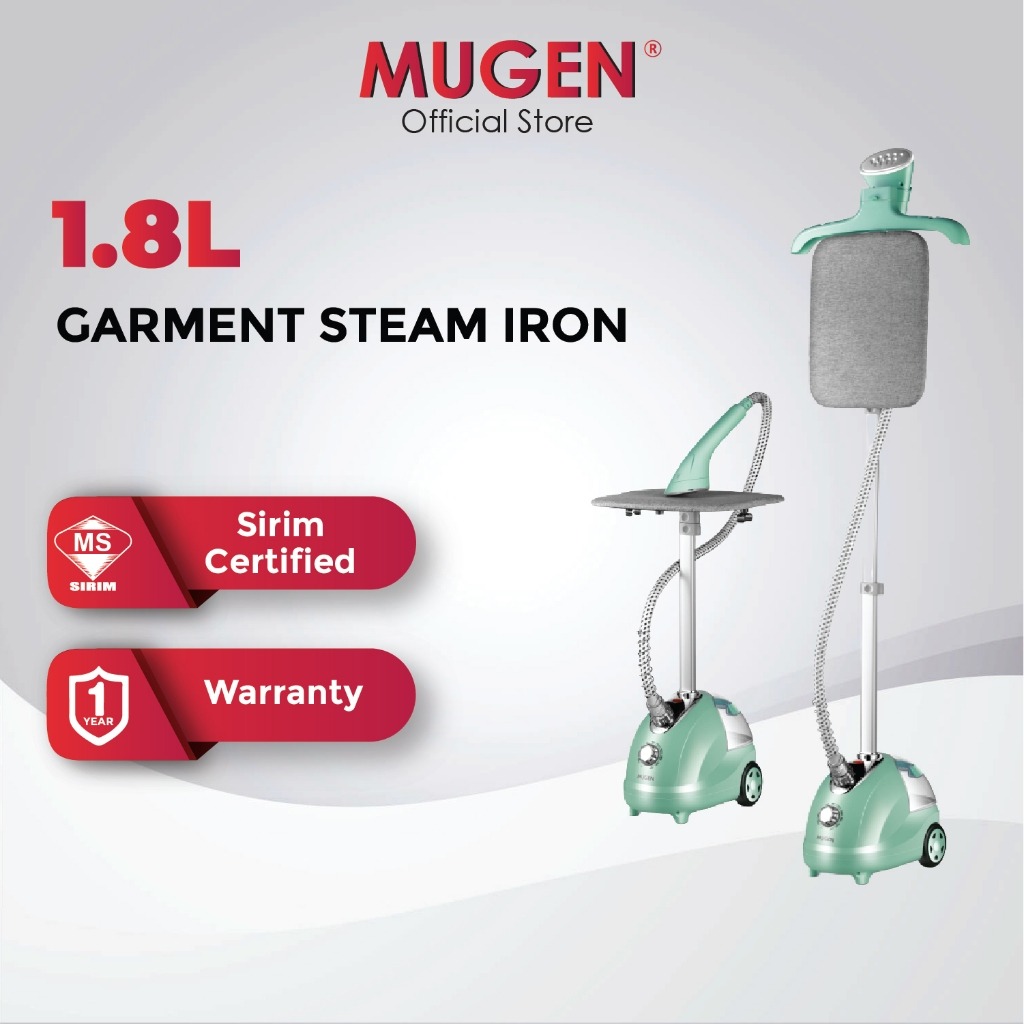 MUGEN 2 In 1 Garment Steamer Iron (1.8L) MGI-2000