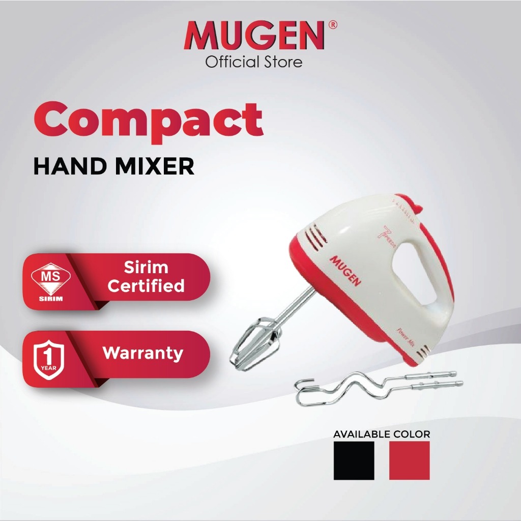 MUGEN Hand Mixer 7 Speed Selection MHM-100