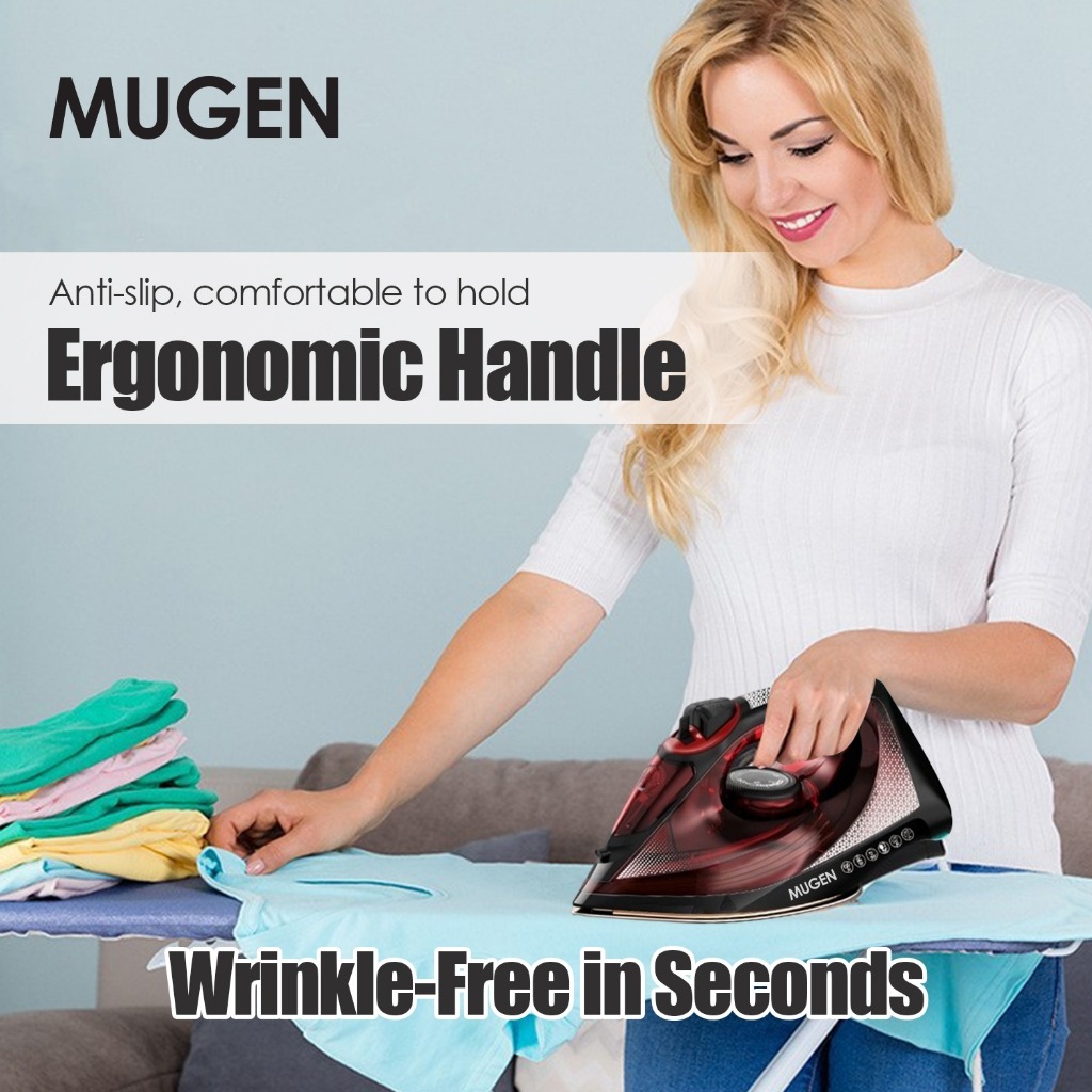 MUGEN Anti-Burn Guaranteed Cordless Steam Iron (2200W) MSI-2200 - Image 6