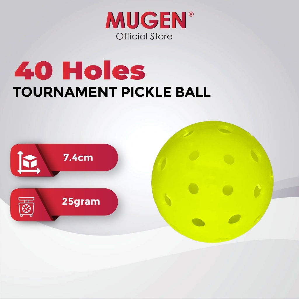 MUGEN SPORT Outdoor Tournament Pickle Ball (40 Holes)