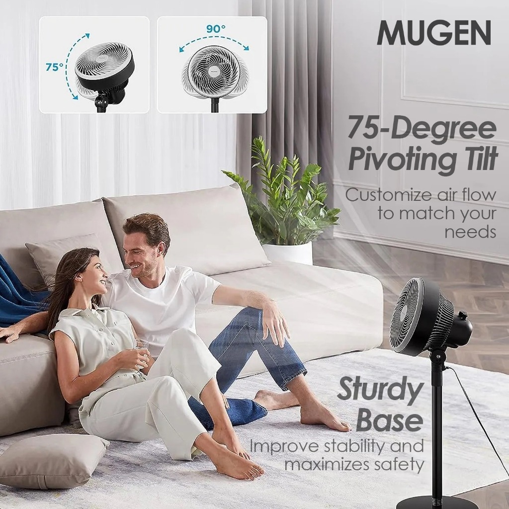 MUGEN Circulator Living Stand Fan (10") MSF-1065 - Image 6
