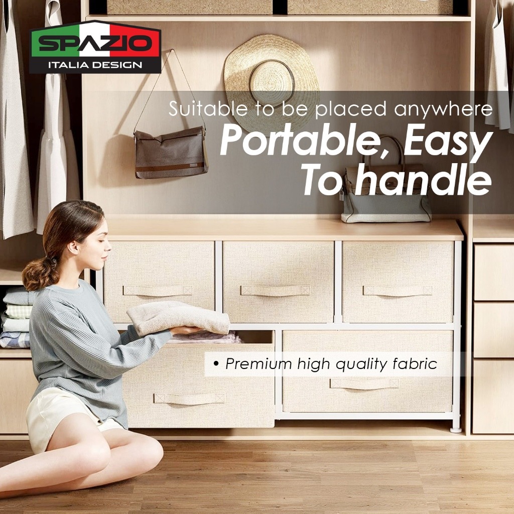 Spazio Drawer Cabinet Storage Organizer (5 Pcs) - Image 5