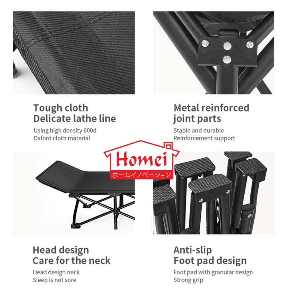 Homei Portable Foldable Flat Camping Bed - Image 6