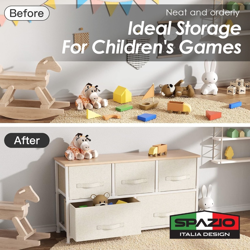 Spazio Drawer Cabinet Storage Organizer (5 Pcs) - Image 3