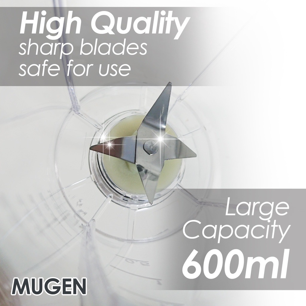 MUGEN Power Blender (600ml) MPB-1250 - Image 4