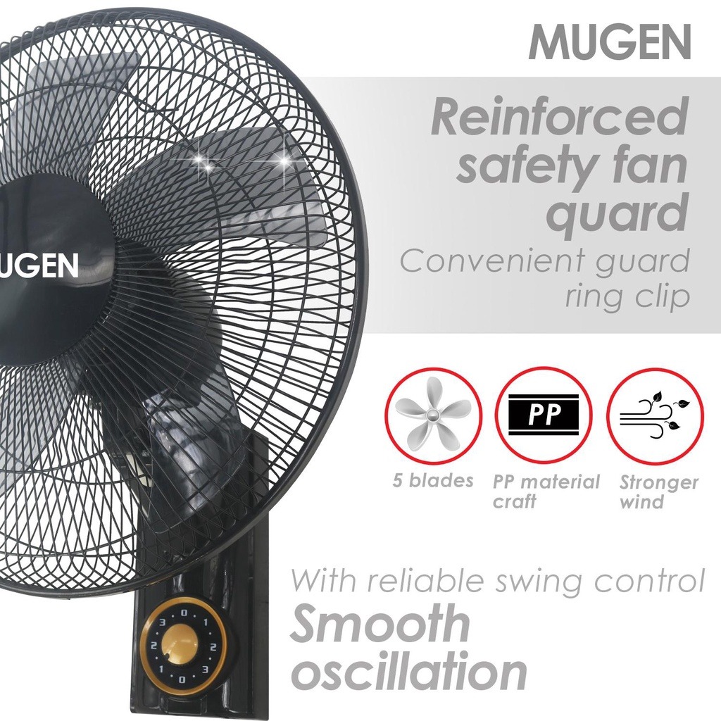 MUGEN Wall Fan (16") MWF-1620 - Image 4
