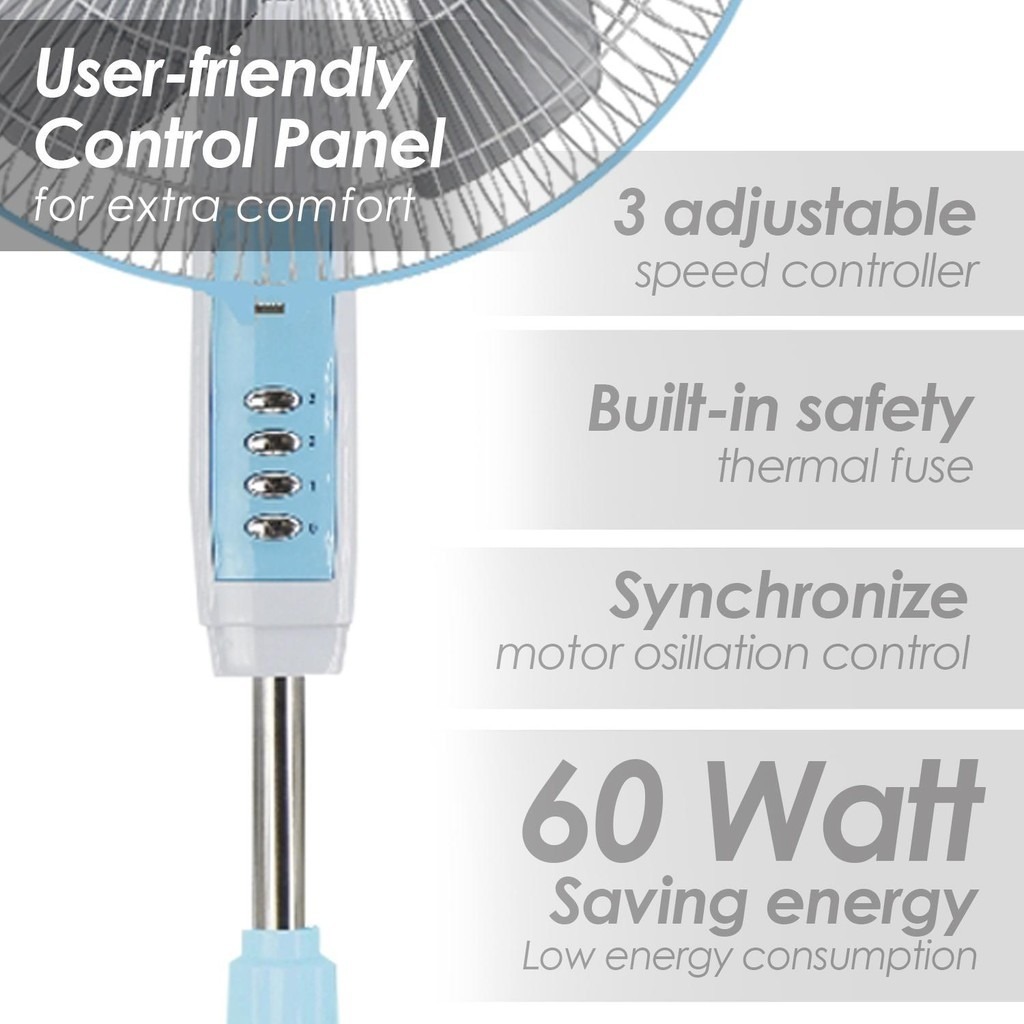 MUGEN Stand Fan V3 (16") MSF-3688 - Image 3