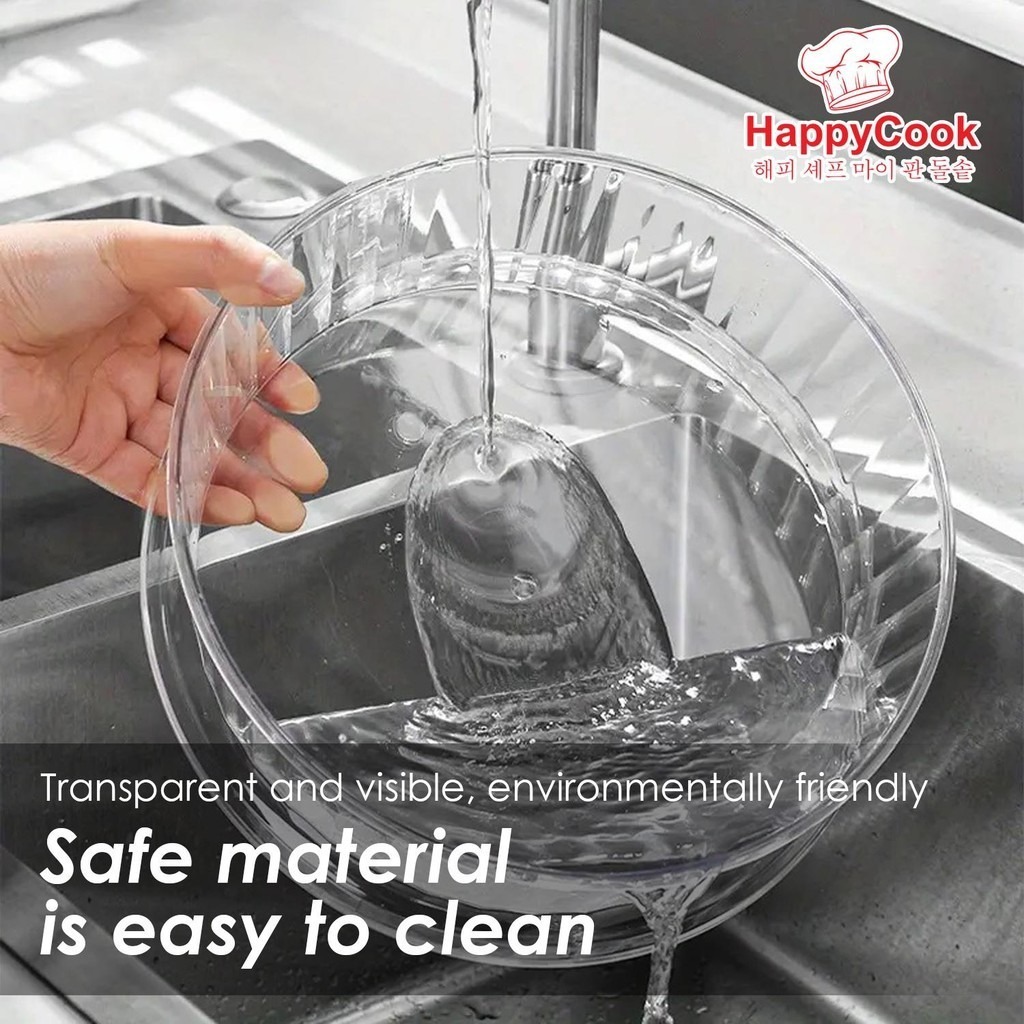 HappyCook 4 Tier/5 Tier Stackable Transparent Food Insulation Dish Cover - Image 5