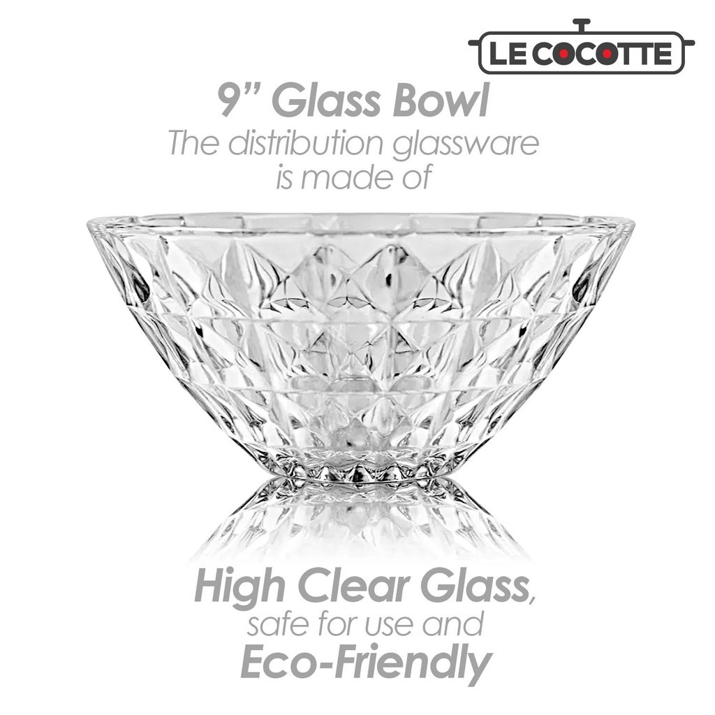 Le Cocotte Diamond Jug Set (1.2L) with Serving Tray & Salad Bowl - Image 3