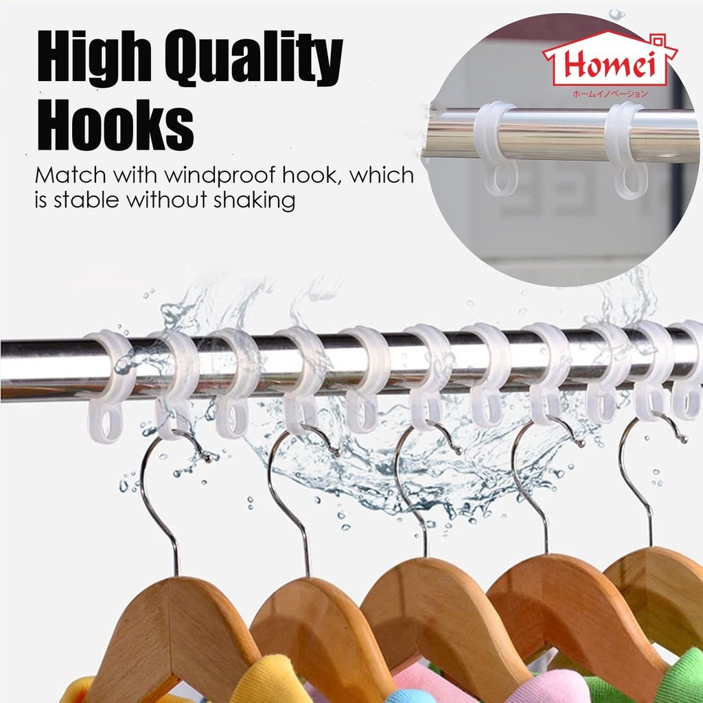 Homei Stainless Steel Extendable Clothes Laundry Drying Rack With Wheels (150 - 240cm) - Image 7